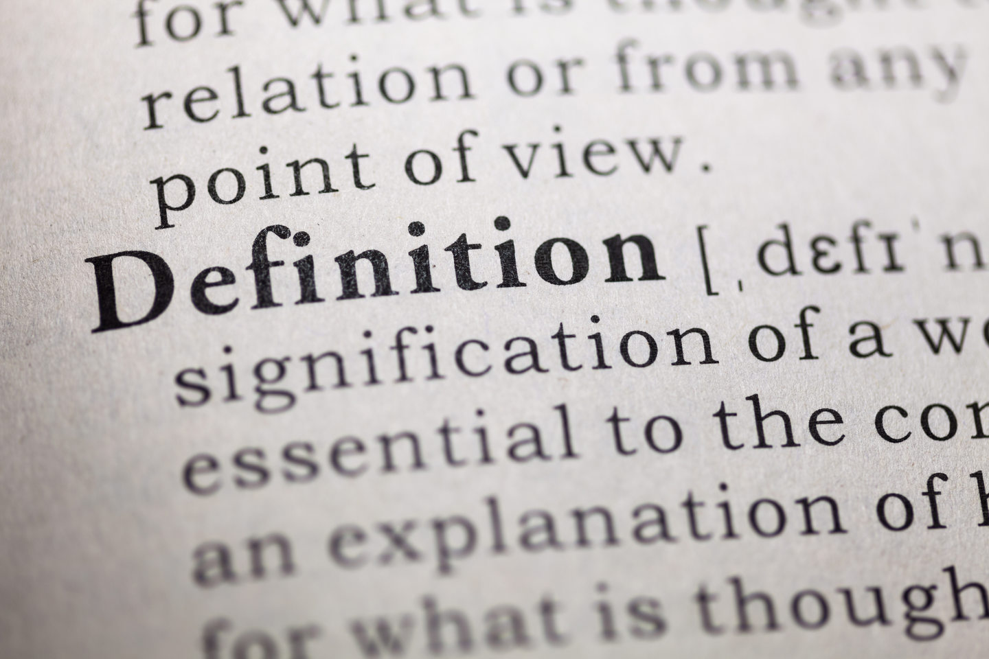 Definitions